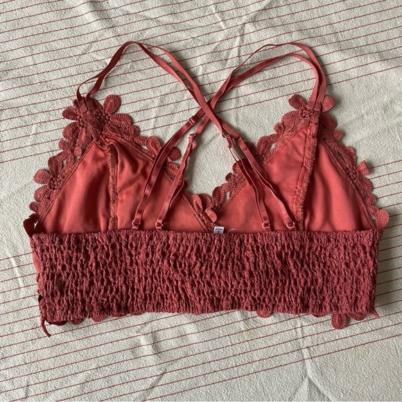 Red Lace Bralette - Picture 2 of 6